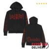 Motionless In White Store Merch Decades Zip Up Hoodie (Black)
