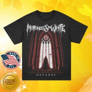 Motionless In White Store Merch Tracklist Tour Dates T-Shirt (Black)