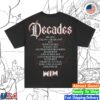 Motionless In White Store Merch Tracklist Tour Dates T-Shirt (Black)