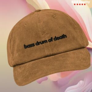 Distroville Store Merch Bass Drum Of Death – Embroidered Corduroy Hat