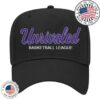 Unrivaled Store Merch Unrivaled Black Purple Wordmark Hat