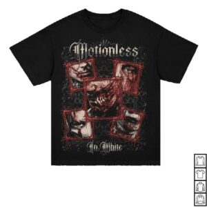 Motionless In White Merch Store Torn By Time Collage T-Shirt