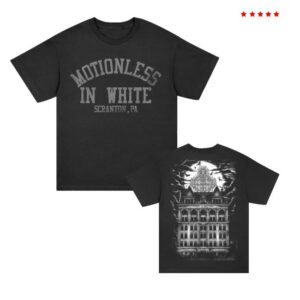 Motionless In White Merch Store Afraid Of The Dark Poster T-Shirt