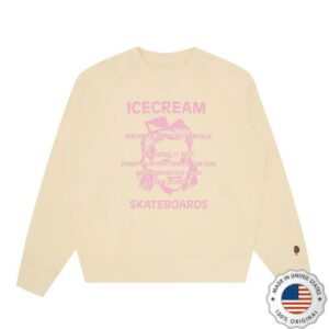 Bbcicecream Merch Store Waitress Crewneck Ecru