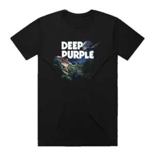 Deep Purple Merch Store Splat T-Shirt Black