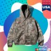 Of The Trees Store Merch Camo Zip Up Hoodie