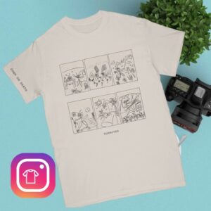 Turnover Music Store Merch Comic Strip Tee