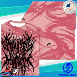 Stay Cold Apparel Store Merch Inkfall (Pink) – Oversized T-Shirt
