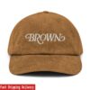 Chris Brown Store Merch Brown Album Corduroy Hat