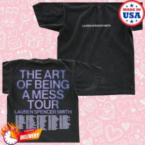 Lauren Spencer Smith Official Store Merch The Art Of Being A Mess Tour Tee