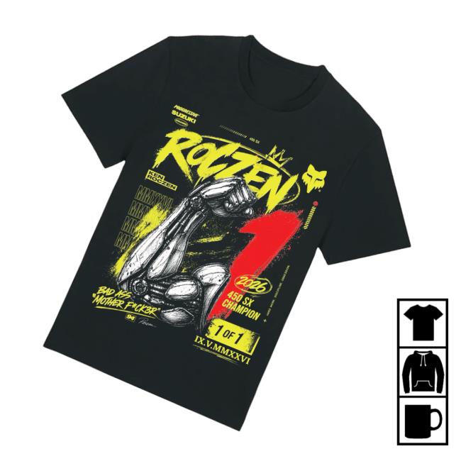 Ken Roczen Merch Store Champion Tee 3 Ken Roczen Merch Store Champion Tee