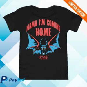 Ozzy Merch Store Mama I’m Coming Home Bat Shirt
