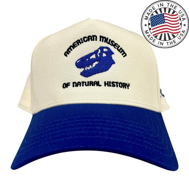 American Museum Of Natural History Store Merch Exclusive Amnh Two-Tone Embroidered Skull Cap 3 American Museum Of Natural History Store Merch Exclusive Amnh Two-Tone Embroidered Skull Cap