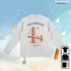 Terra Ave Store Merch Hand Drawn Golden Gate Bridge Long Sleeve