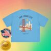 Terra Ave Store Merch Hand Drawn Golden Gate Bridge Tee - Boxy
