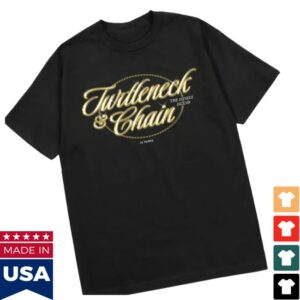 The Lonely Island Store Merch Limited Edition Turtleneck & Chain 15Th Anniversary Logo Tee
