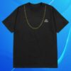 The Lonely Island Store Merch Limited Edition Turtleneck & Chain 15Th Anniversary Tee - Black