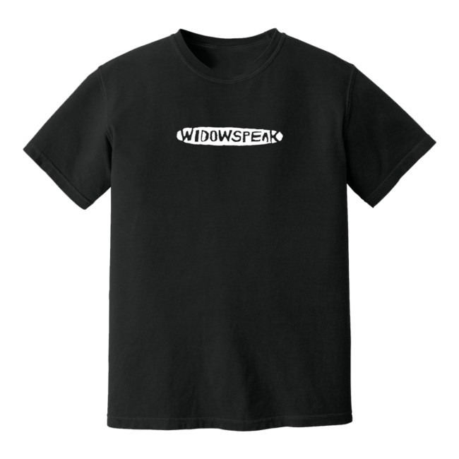 Widowspeak Store Merch Widowspeak Logo Black Tee 3 Widowspeak Store Merch Widowspeak Logo Black Tee