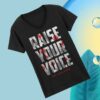 Stiff Little Fingers Merch Store Your Voice V Neck Ladies Black T-Shirt