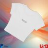 Gracie Abrams Merch Store Daughter From Hell Text White Baby Tee
