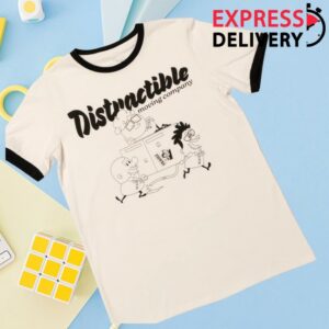 Distractible Store Merch Distractible Moving Company Ringer Tee