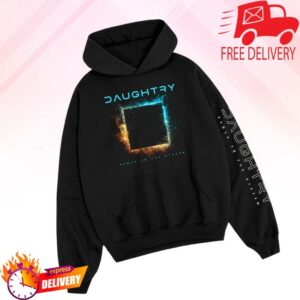Daughtry Official Store Merch Shock To The System Album Art Hoodie