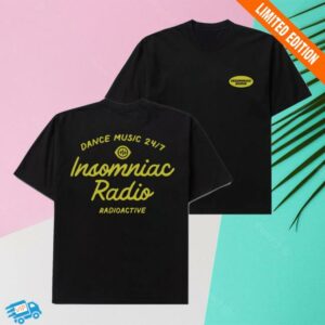 Insomniac Shop Merch Store Insomniac Radio 2026 Radioactive Short Sleeve Tee