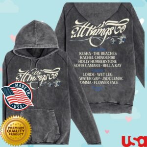 All Things Go Store Merch Wildflower Lineup Hoodie