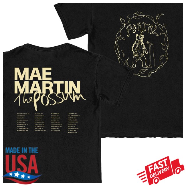 Mae Martin Store Merch Bear Portal Tour Tee 3 Mae Martin Store Merch Bear Portal Tour Tee