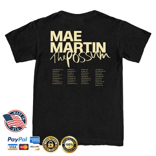 Mae Martin Store Merch Bear Portal Tour Tee 5 Mae Martin Store Merch Bear Portal Tour Tee