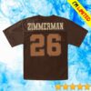 Bailey Zimmerman Music Store Merch Bailey Zimmerman Dnsr 26 Brown Jersey