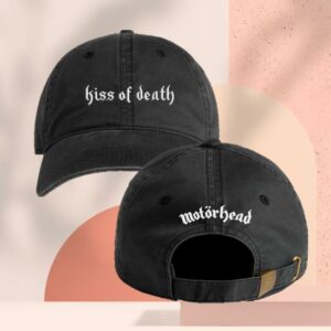 Motorhead Merch Store Kiss Of Death Distressed Hat