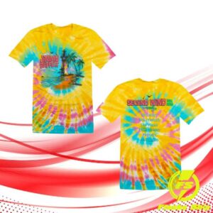 Jimmy Buffett Merch Store Tie Dye Second Wind Lighthouse Tee