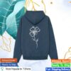 Montez Merch Store Hoodie Kleeblatt Blue