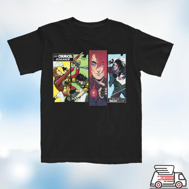 My Chemical Romance Merch Store Cloonan T-Shirt 2 My Chemical Romance Merch Store Cloonan T-Shirt