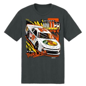 Wyatt Miller Racing Merch Store 2026 Late Model Stock Bass Pro Tshirt