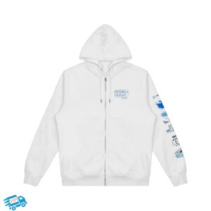 Boeing Store Merch Boeing Future Of Flight Destination Unisex Full-Zip Hoodie