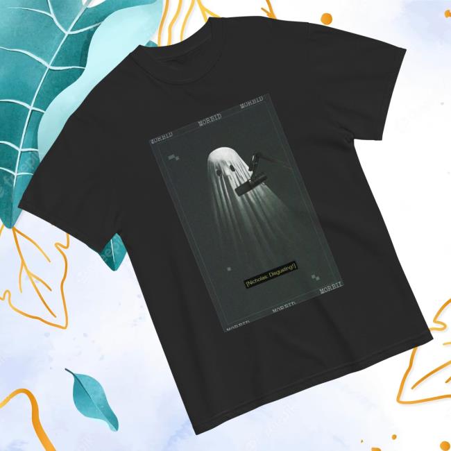 Siriusxm Merch Store Morbid Nicholas Disgusting T-Shirt Black 3 Siriusxm Merch Store Morbid Nicholas Disgusting T-Shirt Black