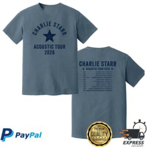 Blackberry Smoke Merch Store Charlie Starr 2026 Tour Tee Blue