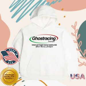Ghost Racing Merch Store Pump Ghost Hoodie White