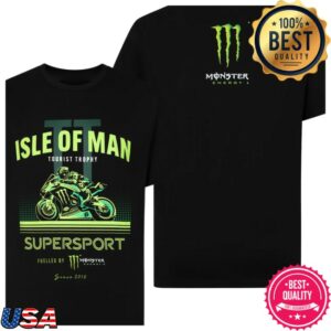Isle Of Man Tt Race Store Merch Monster X Tt Races T-Shirt – Black