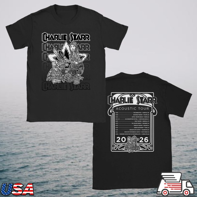 Blackberry Smoke Store Merch Charlie Starr 2026 Tour Tee Black 3 Blackberry Smoke Store Merch Charlie Starr 2026 Tour Tee Black