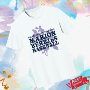 Marion Berries Baseball Store Merch Marion Berries Baseball Unisex Tee White