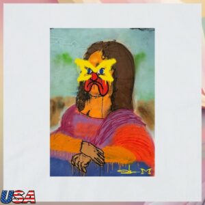 Mertra Store Merch Mertra X Slawn Mona Lisa Tee (White)