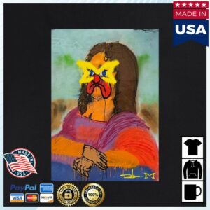 Mertra Store Merch Mertra X Slawn Mona Lisa Tee (Black)