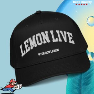 Don Lemon Merch Store Lemon Live Puff Embroidery Hat