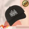 Acid Bath Merch Store One Eye Ghoul Logo Dad Hat White On Black