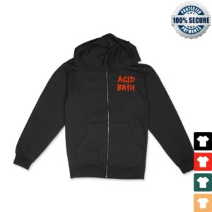 Acid Bath Merch Store Winged Reaper Zip Up