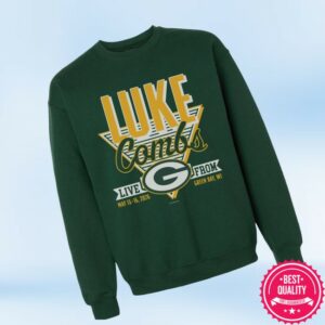 Luke Combs Store Merch Exclusive Green Bay Crewneck