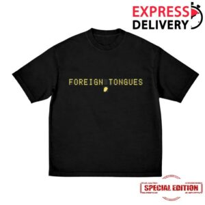 The Rolling Stones Shop Merch Foreign Tongues Tracklist T-Shirt